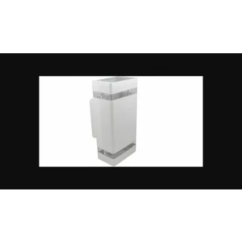   MasterLED Hana Kerti oldalfalra helyezhető fehér színű lámpa GU10-es foglalattal