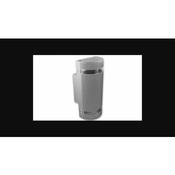   MasterLED Hana Kerti oldalfalra helyezhető szürke színű lámpa GU10-es foglalattal