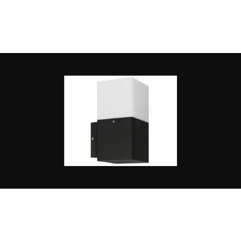 Strühm Gryf Kerti E27-es foglalatú fekete falilámpa