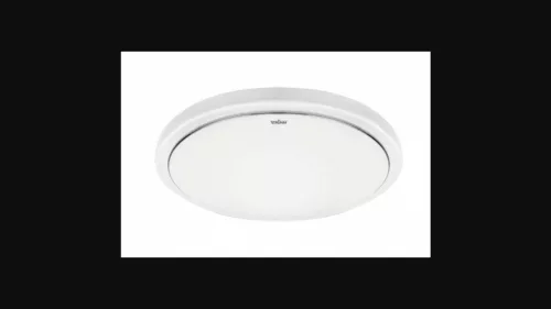 Strühm Sola Slim 18 W-os ø290 mm kerek natúr fehér mennyezeti lámpa IP44-es védettségű