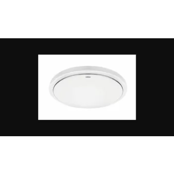   Strühm Sola Slim 24 W-os ø330 mm kerek natúr fehér mennyezeti lámpa IP44-es védettségű