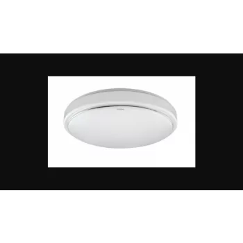   Strühm Sola 16 W-os ø325 mm kerek natúr fehér mozgásérzékelős mennyezeti lámpa IP44-es védettségű