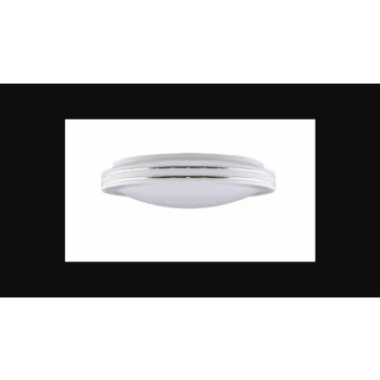   Strühm Soleo 16 W-os ø350 mm kerek natúr fehér mennyezeti lámpa IP44-es védettségű