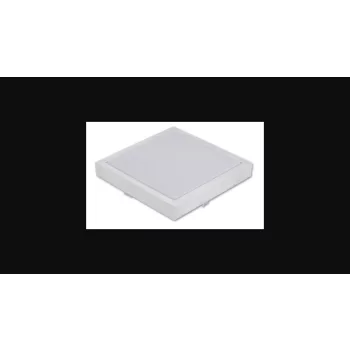   MasterLED Solen 270x270 mm négyzet alakú fehér mennyezeti lámpa E27 foglalattal