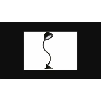 Strühm Roni LED asztali lámpa fekete csíptetős