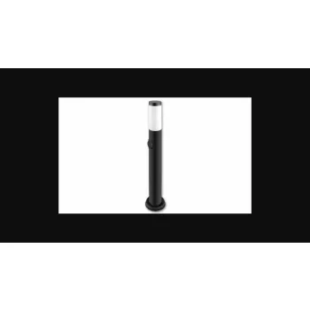   MasterLED Manila Kerti 65 cm-es fekete színű E27-es foglalatú állólámpa beépített aljzattal