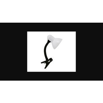 Strühm Tola asztali lámpa fehér csíptetős