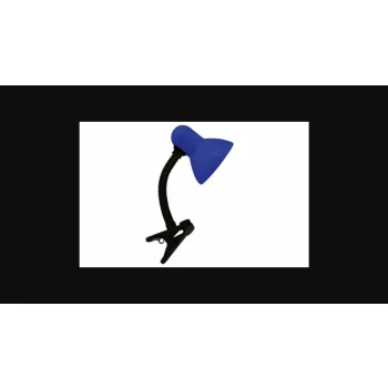 Strühm Tola asztali lámpa kék csíptetős