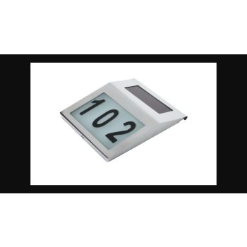 MasterLED Napelemes vízálló 0,1 W-os házszámvilágító