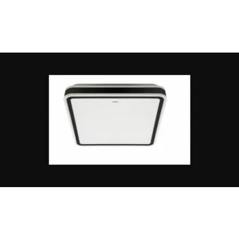   Strühm Aurelia 24 W-os 330x330 mm négyzet alakú natúr fehér mennyezeti lámpa IP44-es védettségű