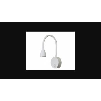 Strühm Pola 3 5 W-os natúr fehér  fehér fali lámpa