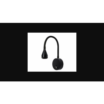 Strühm Pola 3 5 W-os natúr fehér  fekete fali lámpa