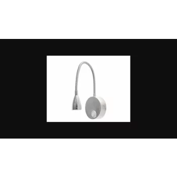 Strühm Nina 3 W-os natúr fehér  ezüst fali lámpa