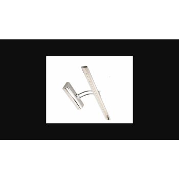 Strühm Brena 4 W-os natúr fehér  króm fali lámpa