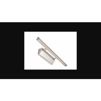 Strühm Albatros 4 W-os natúr fehér  króm fali lámpa