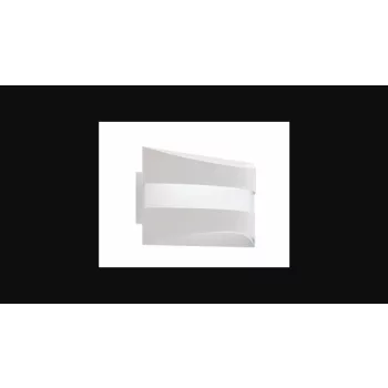 Strühm Sopran 6 W-os natúr fehér  fehér fali lámpa