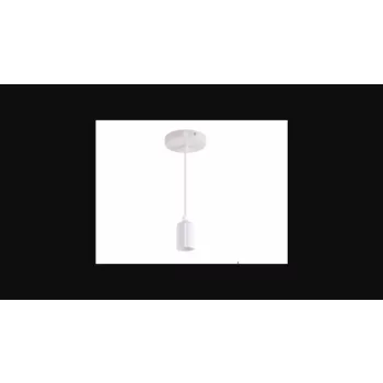 Strühm Uno E27 foglalatú fehér függesztett lámpa