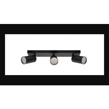 Strühm Manam GU10 foglalatú  3-as fekete mennyezeti lámpa