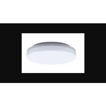   Strühm Major 18 W-os ø220 mm kerek natúr fehér mennyezeti lámpa IP55-ös védettségű