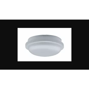   Strühm Filip 24 W-os ø215 mm kerek natúr fehér mennyezeti lámpa IP54-es védettségű