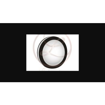   Strühm Goti 5 W-os süllyesztett natúr fehér  fekete színű kör alakú LED-es mennyezetlámpa