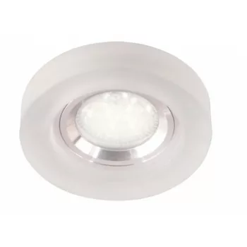   Strühm Adel Led kör alakú spot keret matt üveg/króm  GU10-es foglalattal