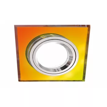   Strühm Stan négyzet alakú spot keret kaméleon/króm  GU10-es foglalattal