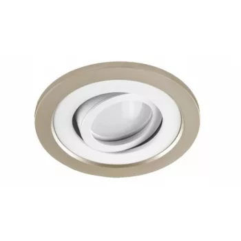   Strühm Borys kör alakú spot keret bézs/fehér  GU10-es foglalattal