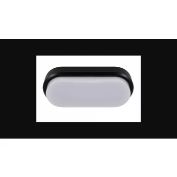   Strühm Aron 18 W-os natúr fehér  fekete mennyezeti lámpa IP65-ös védettségű