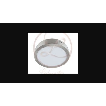   Strühm Martin 6 W-os falon kívüli natúr fehér  matt króm színű kör alakú LED-es mennyezetlámpa