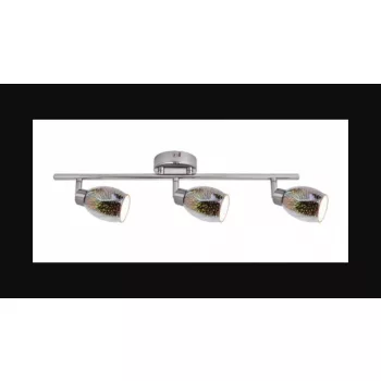 Strühm Etna króm 3-as mennyezeti lámpa  G9-es foglalattal