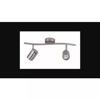   Strühm Olaf króm/matt króm 2-es mennyezeti lámpa  GU10-es foglalattal