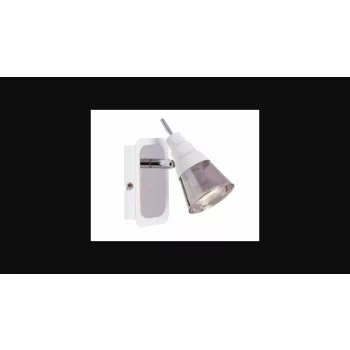 Strühm Tomi króm/fehér fali lámpa  GU10-es foglalattal