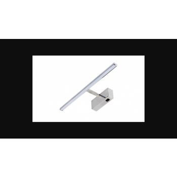   Strühm Marta Led  8 W-os 50X405 mm natúr fehér  króm tükör feletti lámpa