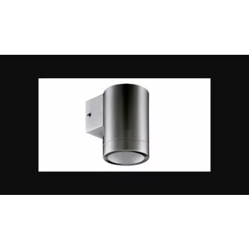   Strühm Aster 118x76 mm matt króm oldalfali kültéri lámpa  GU-10-es foglalattal