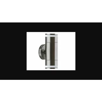   Strühm Taras 180x75 mm matt króm oldalfali lámpa  GU-10-es foglalattal