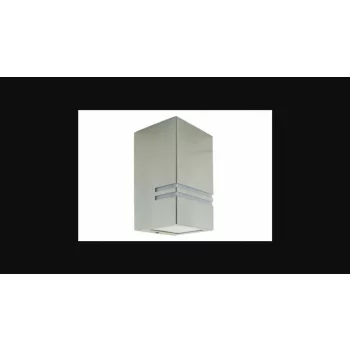   Strühm Keler 150x80 mm matt króm oldalfali lámpa  GU-10-es foglalattal