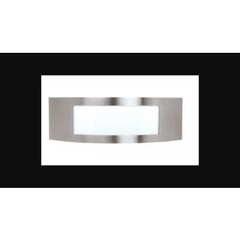   Strühm Mango-1  kültéri matt króm oldalfali lámpatest  E27-es foglalattal