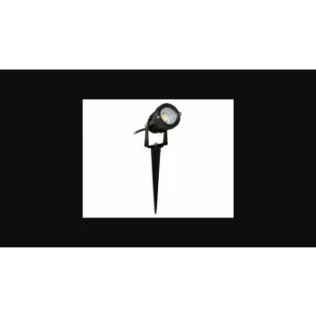 Strühm Plant Led 5 W-os leszúrható fekete lámpa