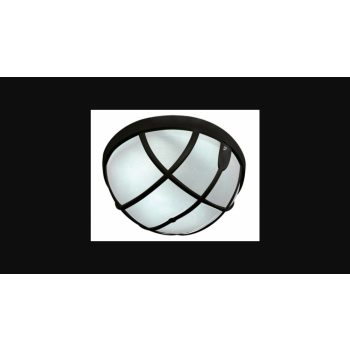   Strühm Aqua Opaque fekete kültéri mennyezeti lámpa  E27-es foglalattal