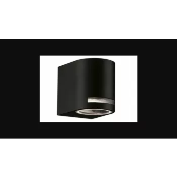   Strühm Forest 80x70 mm ívelt kültéri oldalfali lámpa  GU10-es foglalattal