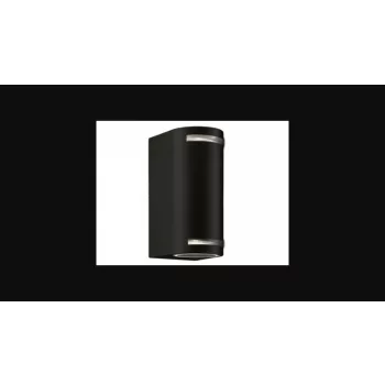   Strühm Forest 150x70 mm ívelt kültéri oldalfali lámpa  GU10-es foglalattal