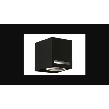   Strühm Forest 80x70 mm szögletes kültéri oldalfali lámpa  GU10-es foglalattal