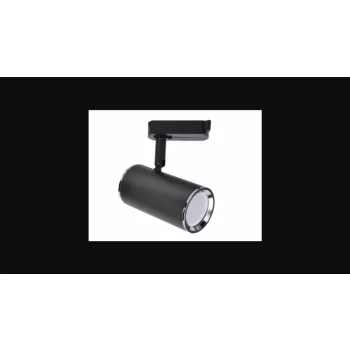   Strühm Megan 124x54 mm fekete  sínre szerelhető lámpa  GU10-es foglalattal