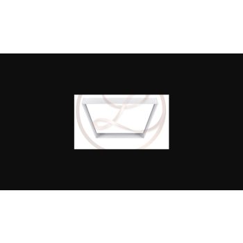 Strühm Rama Hugo négyzet alakú fehér keret 600x600 mm