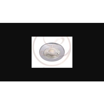   Strühm Fin Led IP44  3 W-os süllyesztett natúr fehér  ezüst színű kör alakú LED-es mennyezetlámpa