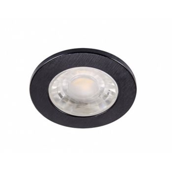   Strühm Fin Led IP44  3 W-os süllyesztett natúr fehér  fekete színű kör alakú LED-es mennyezetlámpa