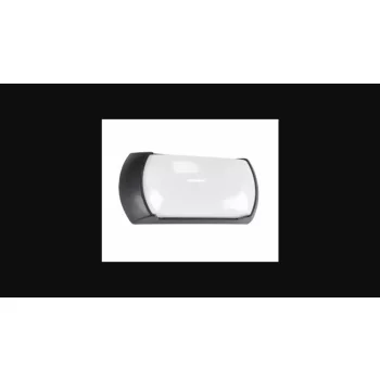 Strühm Enduro Led natúr fehér  fekete oldalfali lámpa