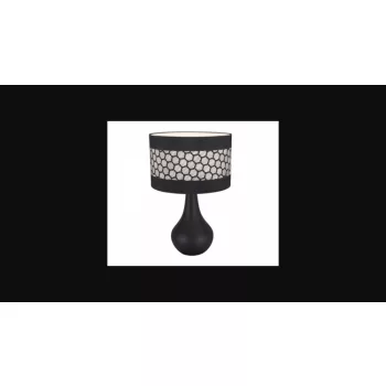 Strühm Wanda asztali lámpa fekete
