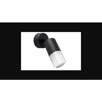   Strühm Piano Spt fekete/fehér fali lámpa GU10-es foglalattal